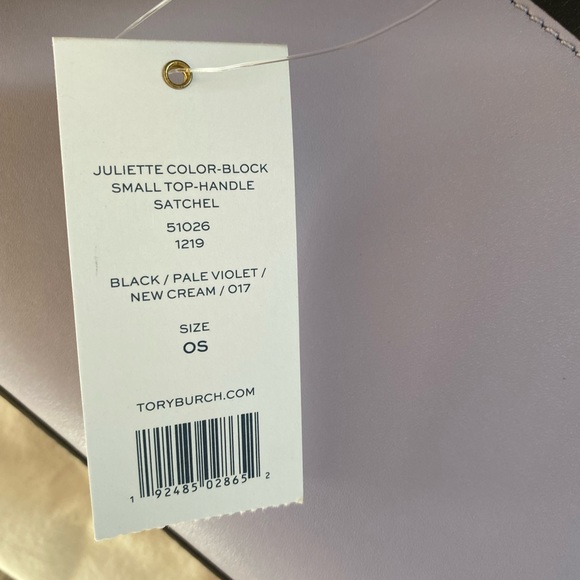 Tory Burch Juliette Small Colorblock Top-Handle Satchel Bag - Picture 5 of 8